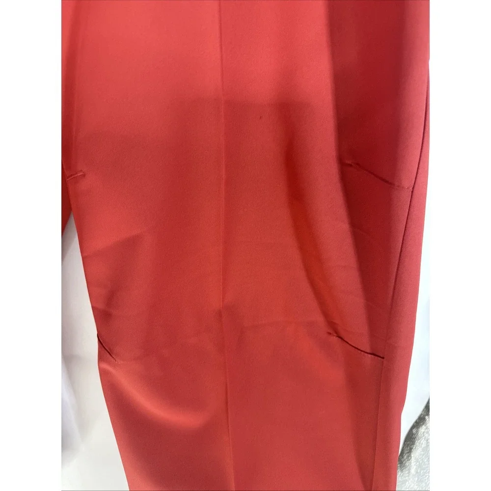 IZOD Golf Pants Mens 38x29‎ Slim Fit Red Orange Flat Front Performance Trousers